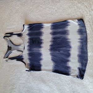 Rue21 size XS Blue and White Racerback Tank